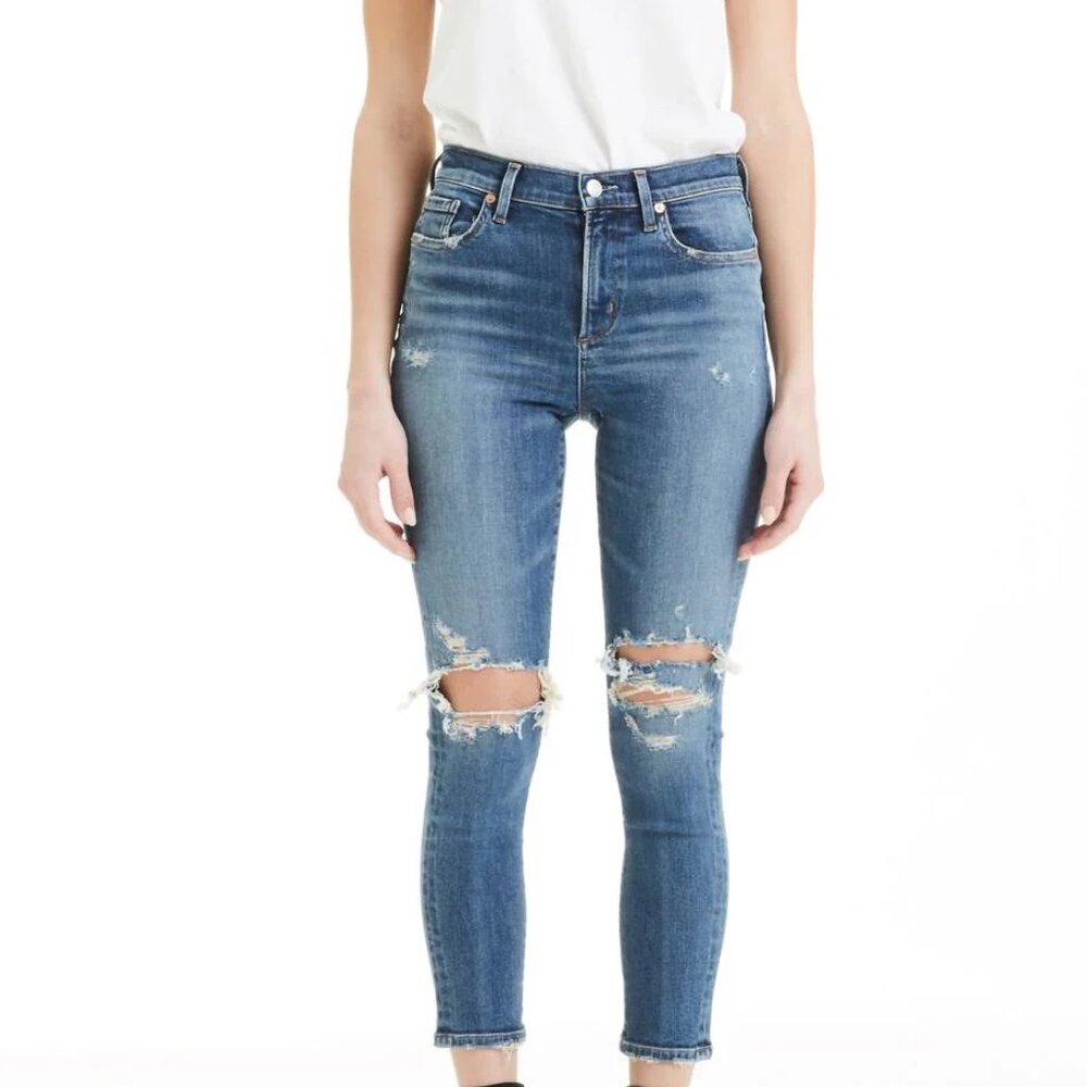 Agolde - Sophie Crop High-rise Skinny Jeans